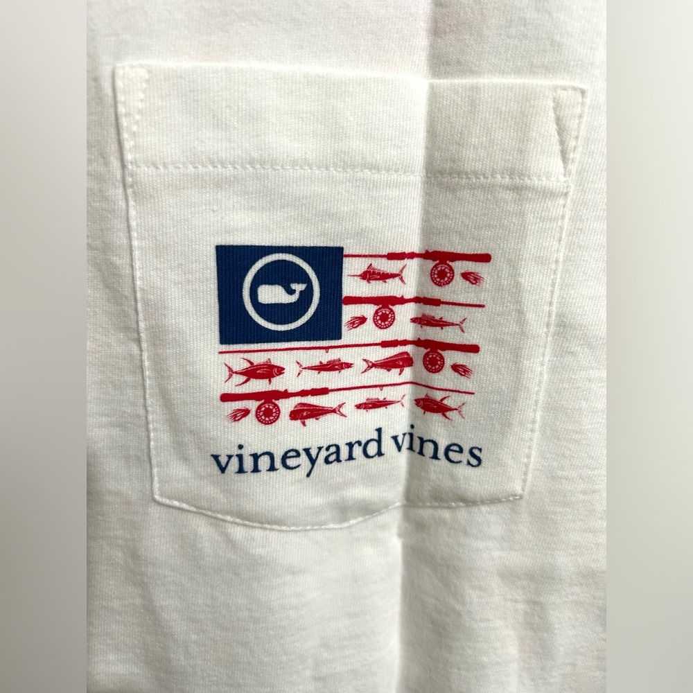 NWT Vineyard Vines Men’s Short Sleeve Reel Flag - Picture 4 of 6